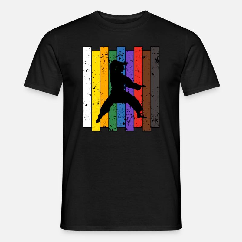 Karate - Männer T-Shirt - Schwarz
