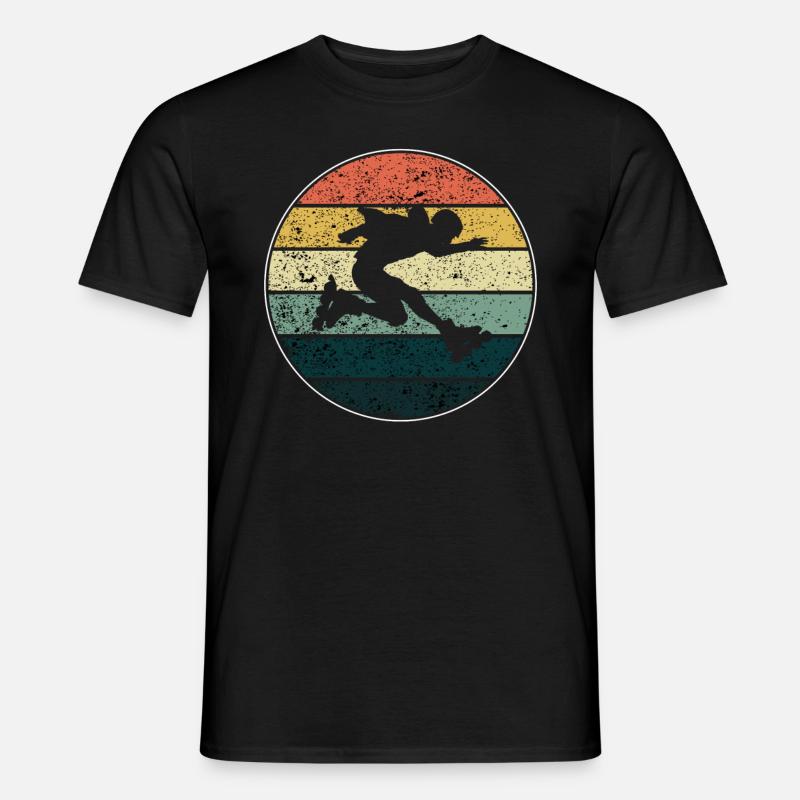 Rollerblades - Männer T-Shirt - Schwarz