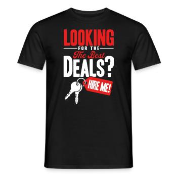 Maison Vendre Agent Immobilier Cadeau - T-shirt homme - noir - Devant - AI Model Male 178 light (178cm)