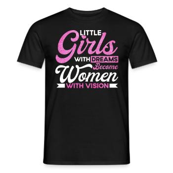Feminist gender equality F - Men's T-Shirt - black - Front - AI Model Male 178 light (178cm)