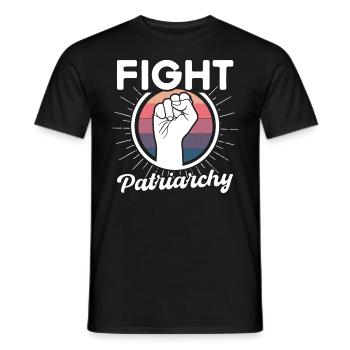 Empowerment of gender equality F - Men's T-Shirt - black - Front - AI Model Male 178 light (178cm)