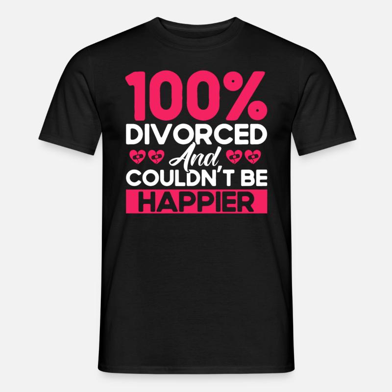 Ex Partner Scheidung Geschiedene Geschenk - Männer T-Shirt - Schwarz