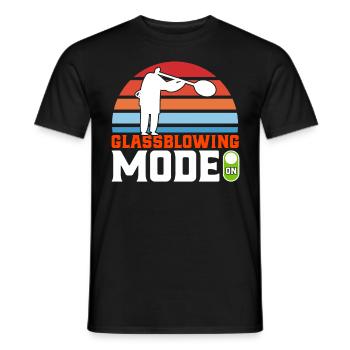 Glasarbeiter Glasblasen Glasbläserei Geschenk - Männer T-Shirt - Schwarz - Vorne - AI Model Male 178 light (178cm)