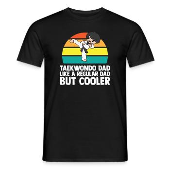 Taekwondo Martial Arts Gift Idea Tae Kwon Do - Men's T-Shirt - black - Front - AI Model Male 178 light (178cm)