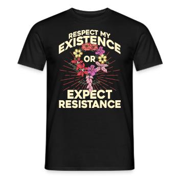 Droits des femmes Autonomisation féministe - T-shirt homme - noir - Devant - AI Model Male 178 light (178cm)