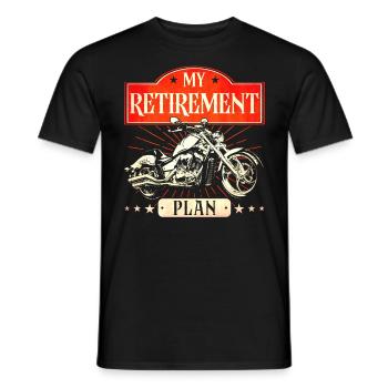Motorcycle Biker Chopper Motorcycle Gift - Men's T-Shirt - black - Front - AI Model Male 178 light (178cm)