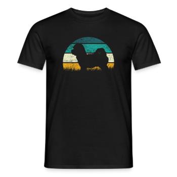 Maltipoo Family Dog Gift - Men's T-Shirt - black - Front - AI Model Male 178 light (178cm)