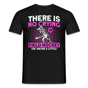 Feldhockey Spieler Mannschaftssport Hallen Feldhoc - Männer T-Shirt - Schwarz - Vorne - AI Model Male 178 light (178cm)