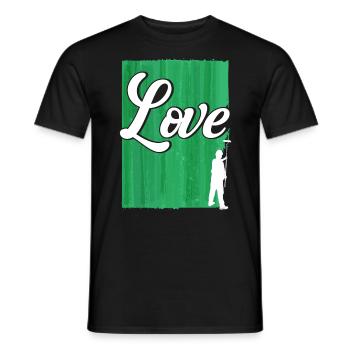 Bautenmaler Maler Farbe mischen Geschenk - Männer T-Shirt - Schwarz - Vorne - AI Model Male 178 light (178cm)