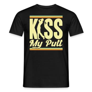 Golfing Golf Course Golf Play Gift - Men's T-Shirt - black - Front - AI Model Male 178 light (178cm)