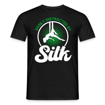 Aerial Silk Aerial Yoga Gymnastinnen Aerial Yoga G - Männer T-Shirt - Schwarz - Vorne - AI Model Male 178 light (178cm)