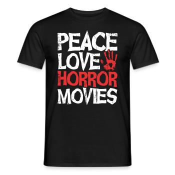 film d’horreur film d’horreur film d’horreur cadeau - T-shirt homme - noir - Devant - AI Model Male 178 light (178cm)