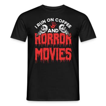 Film d’horreur Film d’horreur Film d’horreur Slasher Film Cadeau - T-shirt homme - noir - Devant - AI Model Male 178 light (178cm)