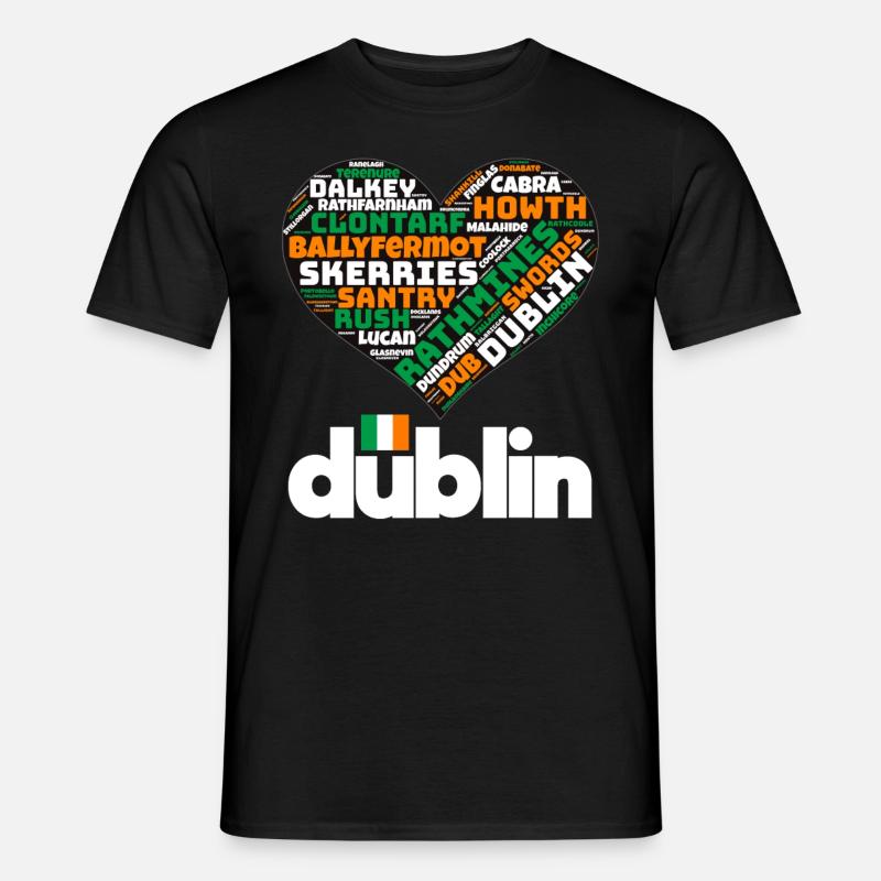 Dublin - Männer T-Shirt - Schwarz