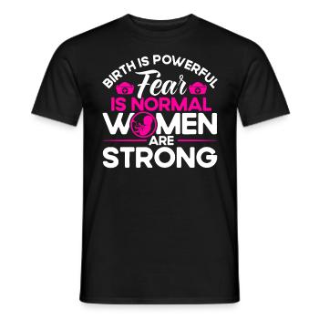Sage-femme LD Travail Obstétricien Cadeau - T-shirt homme - noir - Devant - AI Model Male 178 light (178cm)