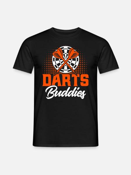 Dartboard Dart Throw Darts Gift - Men's T-Shirt - black