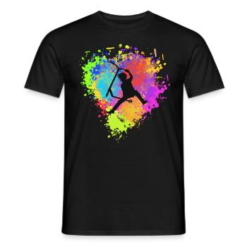 Freestyle Roller - Männer T-Shirt - Schwarz - Vorne - AI Model Male 178 light (178cm)