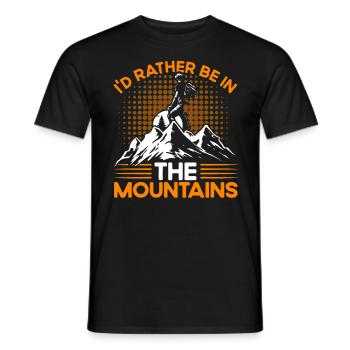 Sac à dos à l’extérieur Cadeau - T-shirt homme - noir - Devant - AI Model Male 178 light (178cm)