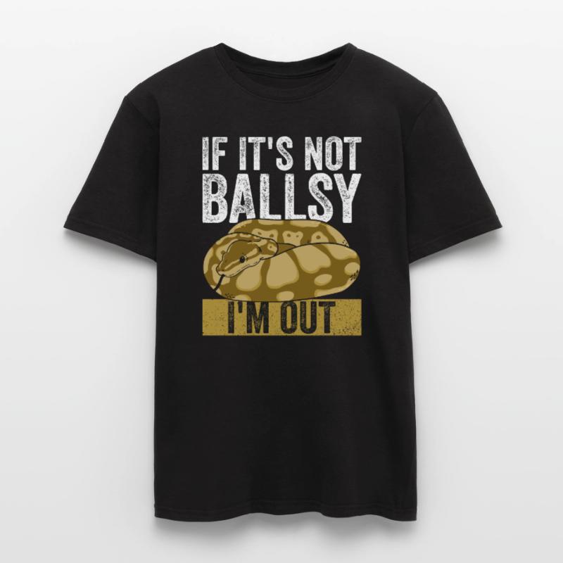 Königspython Liebhaber Banana Ball Python Men's T-Shirt