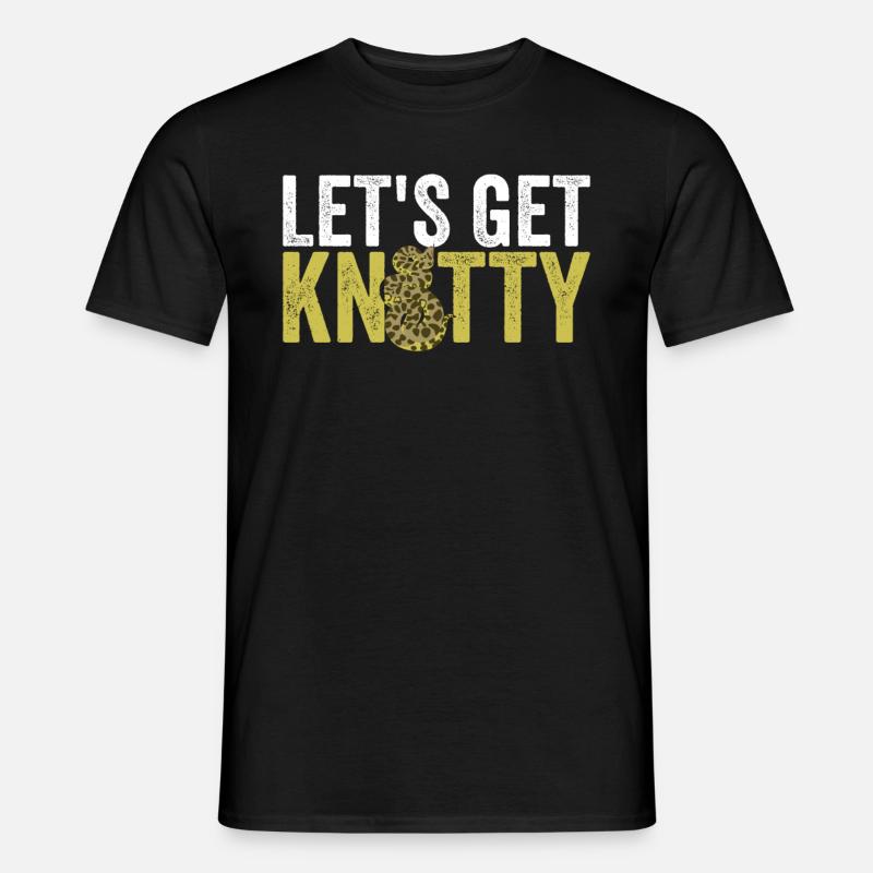 Königspython Bananenkugel Python - Männer T-Shirt - Schwarz