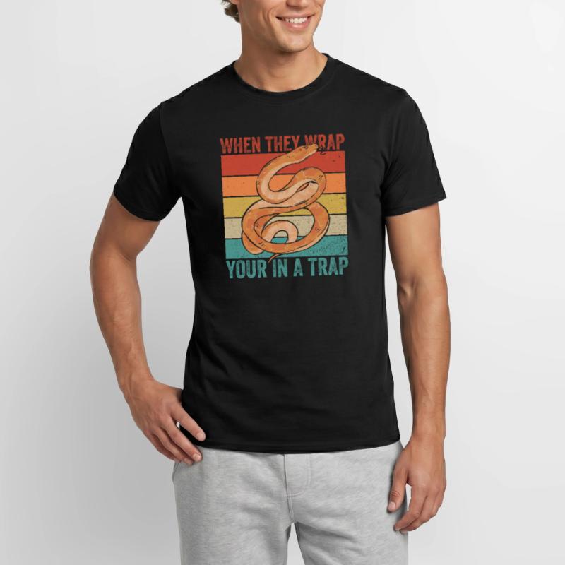 Königspython Banana Ball Python Men's T-Shirt