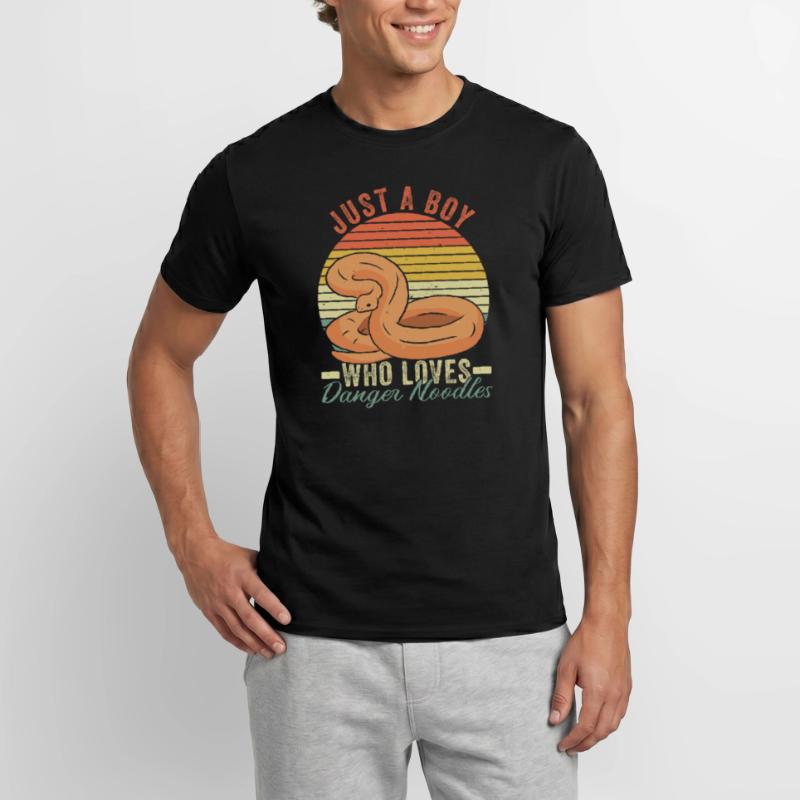 Königspython Banana Ball Python Dangerous Noodle Men's T-Shirt