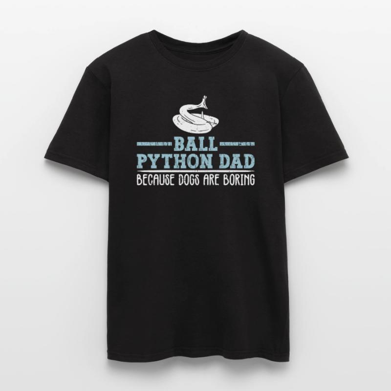 Königspython Papa Königspython Boule de banane Python T-shirt homme