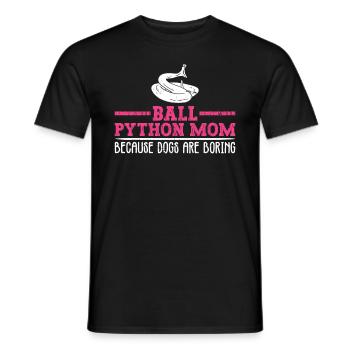 Königspython marmonner Königspython Boule de banane - T-shirt homme - noir - Devant - AI Model Male 178 light (178cm)