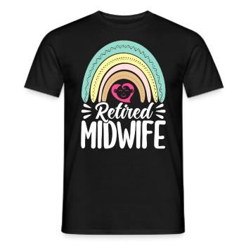 Sage-femme obstétricienne LD Work Gift - T-shirt homme - noir - Devant - AI Model Male 178 light (178cm)