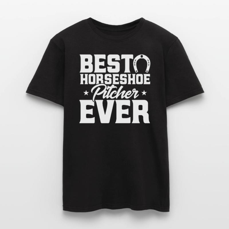 Jeu de lancer de fer à cheval Lancer de fer à cheval Lancer de fer à cheval Lancer de fer à cheval T-shirt homme
