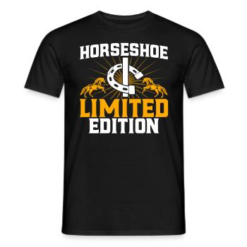 Horseshoe Throwing Horseshoe Throwing Game Horseshoe Throwing - Men's T-Shirt - black - Front - AI Model Male 178 light (178cm)