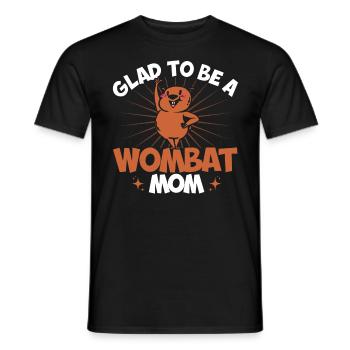 Wombat Wombats Australien Outback Geschenk - Männer T-Shirt - Schwarz - Vorne - AI Model Male 178 light (178cm)