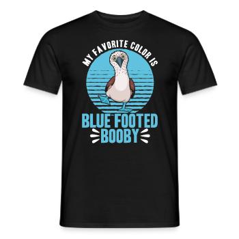 Blaufußtölpel Seevogel Tölpel Geschenk - Männer T-Shirt - Schwarz - Vorne - AI Model Male 178 light (178cm)