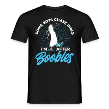 Birdwatcher Seabird Boobie Cadeau - T-shirt homme - noir - Devant - AI Model Male 178 light (178cm)