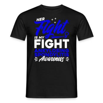 Spondylarthrite ankylosante Survie Spondylarthrite - T-shirt homme - noir - Devant - AI Model Male 178 light (178cm)