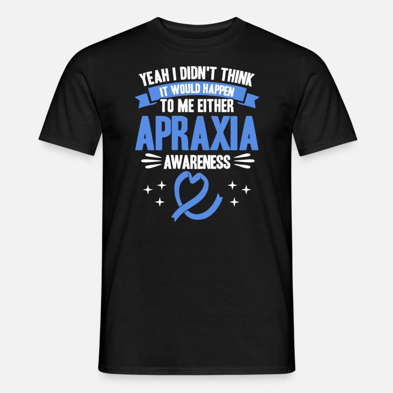 Apraxia Fighter Apraxia Bevidsthed Apraxia Overle - Mænd T-shirt - sort
