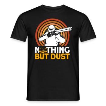 Clay Pigeon Shooting Clay Pigeon Shooting Falling Shooting - Men's T-Shirt - black - Front - AI Model Male 178 light (178cm)