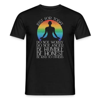 Reiki Praktizierende Und Ganzheitliches Reiki - Men's T-Shirt - black - Front - AI Model Male 178 light (178cm)