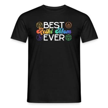 Mutter Reiki Meisterin Mutter - T-shirt homme - noir - Devant - AI Model Male 178 light (178cm)