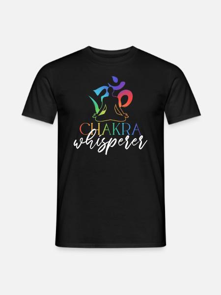Reiki Praktiker Chakraheilung - Männer T-Shirt - Schwarz
