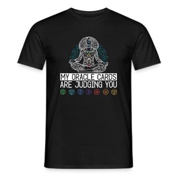 Reikimeister Reiki - Men's T-Shirt - black - Front - AI Model Male 178 light (178cm)