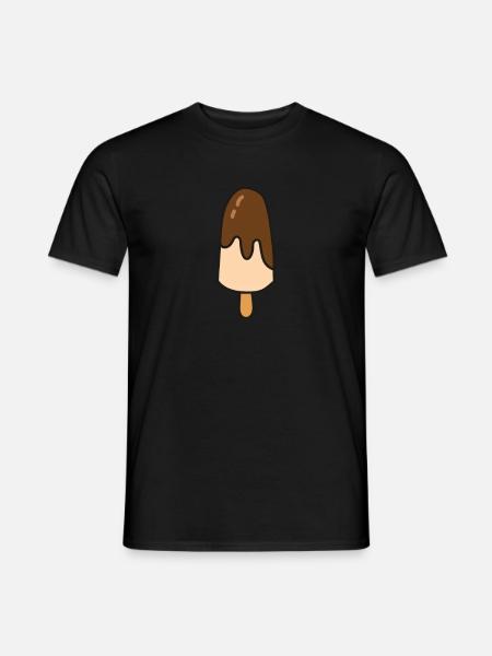 Funny Ice Cream Quote - Men's T-Shirt - black