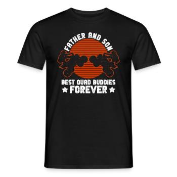 Quad Vater Quadfahrer - T-shirt homme - noir - Devant - AI Model Male 178 light (178cm)