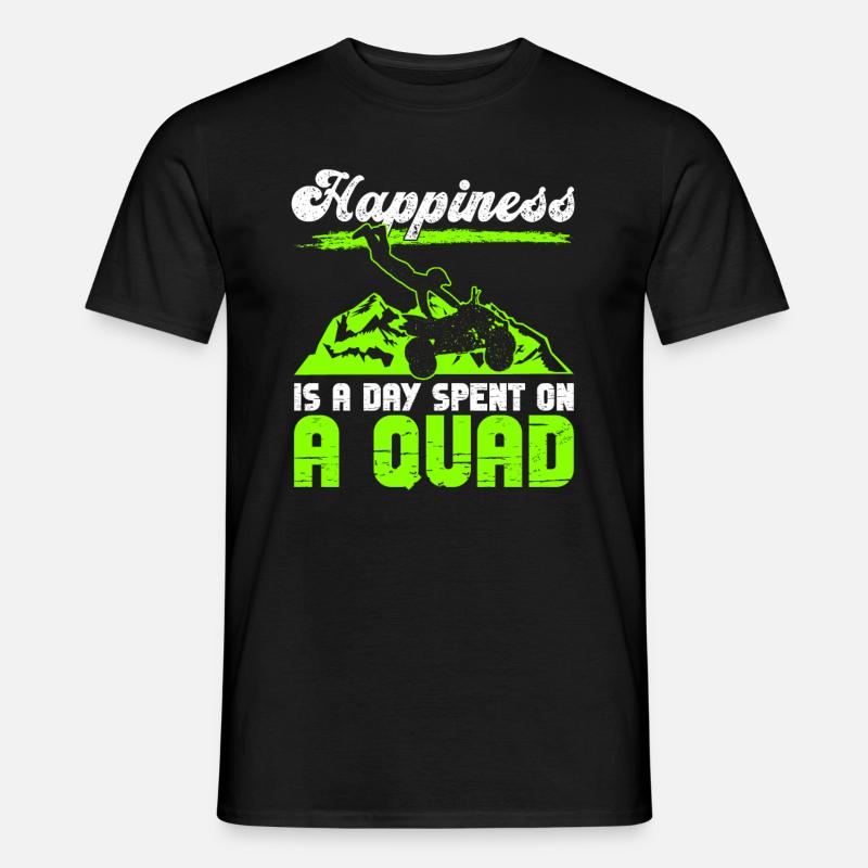 Quadfahren Quad - Männer T-Shirt - Schwarz