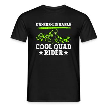 Quadfahrer Quad - T-shirt homme - noir - Devant - AI Model Male 178 light (178cm)