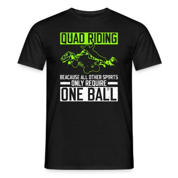 Quadfahren Quad Quadfahrer - T-shirt homme - noir - Devant - AI Model Male 178 light (178cm)