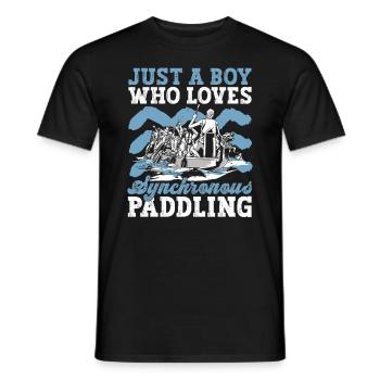 Drachenboot Drachenbootrennen - Männer T-Shirt - Schwarz - Vorne - AI Model Male 178 light (178cm)