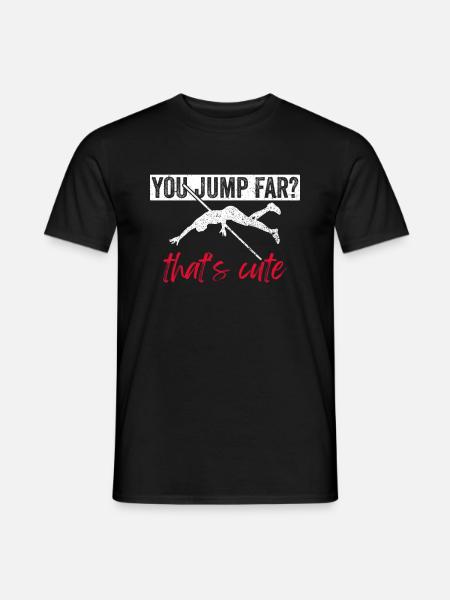 Stabhochspringer Stabhochspringen - Men's T-Shirt - black