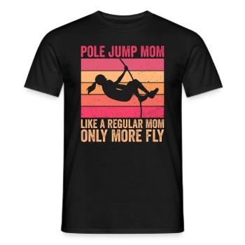 Stabhochspringer Maman Stabhochsprung Mutter - T-shirt homme - noir - Devant - AI Model Male 178 light (178cm)