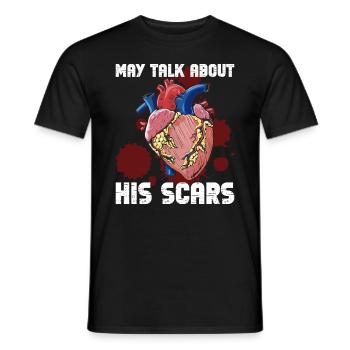 Herzoperation Herz OP Herztransplantation - Männer T-Shirt - Schwarz - Vorne - AI Model Male 178 light (178cm)